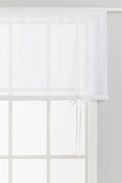 Rideau transparent enroulable