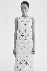 Haut à l’aspect crochet avec dos dégagé