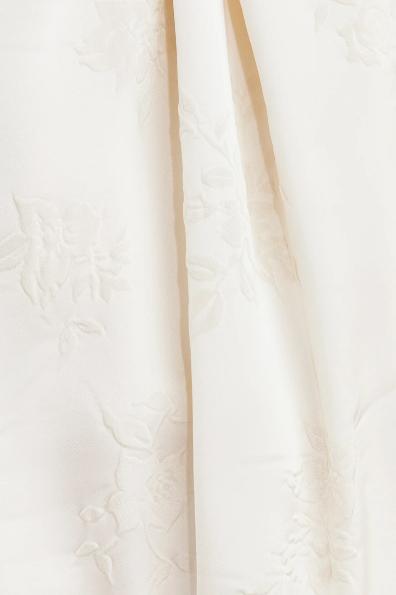 Blouse ample en tissu jacquard