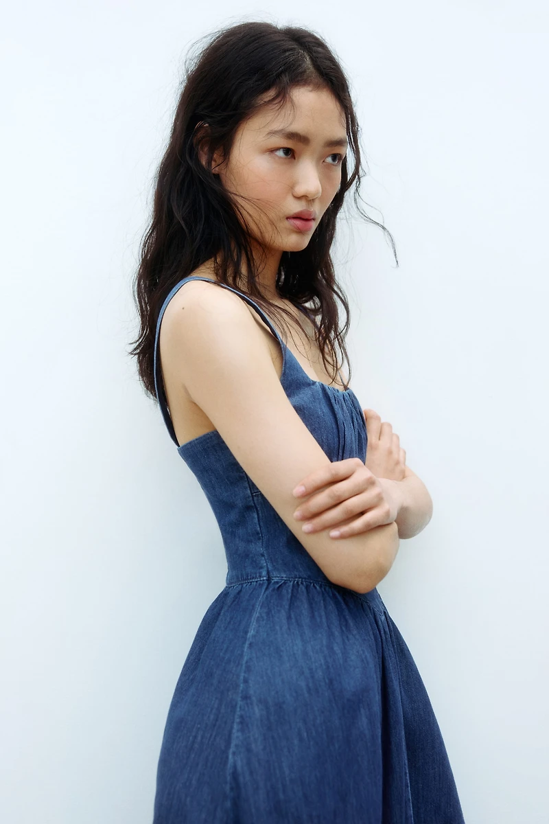 Denim Midi Dress