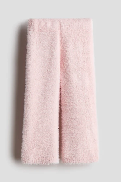 Legging en tricot duveteux