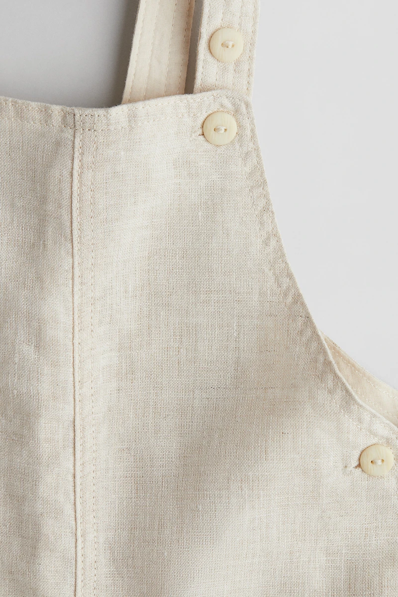 Linen Overall Shorts
