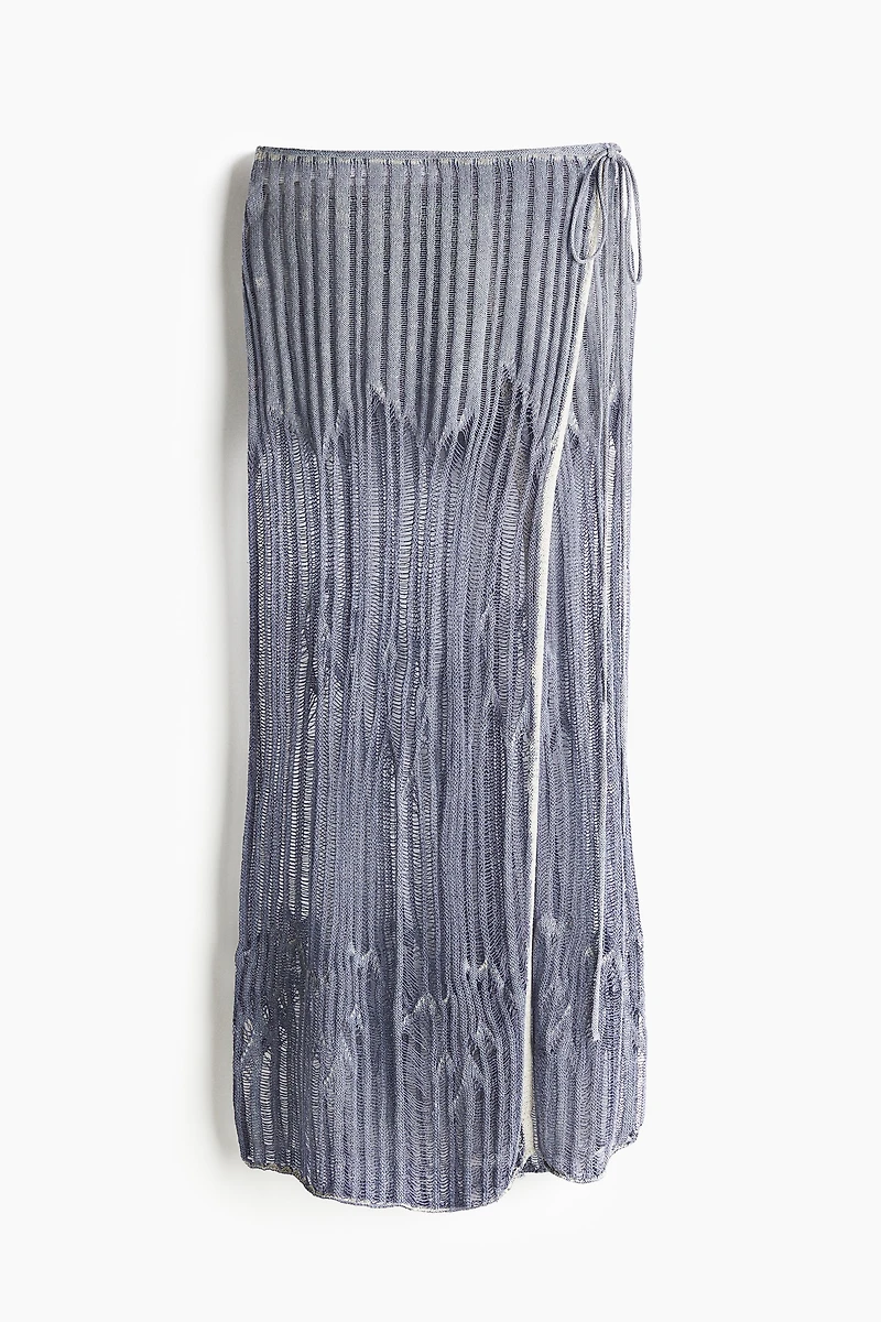 Knit Wrap Skirt