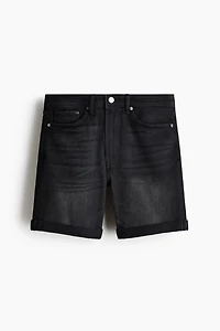 Slim Denim Shorts