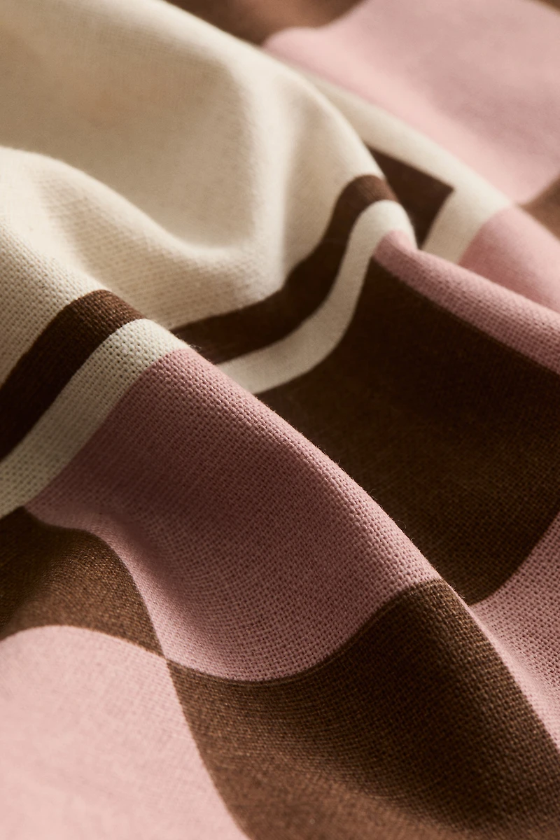 Housse de coussin en toile de coton