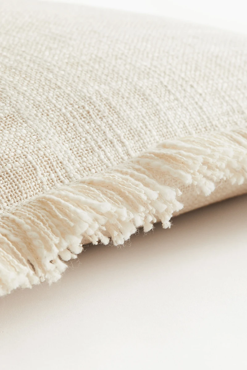 Housse de coussin flammée