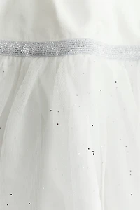 Robe en jersey avec jupe tulle