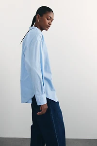 Loose-fit cotton shirt
