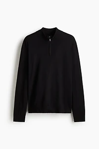 Chandail coupe classique à col fermeture éclair