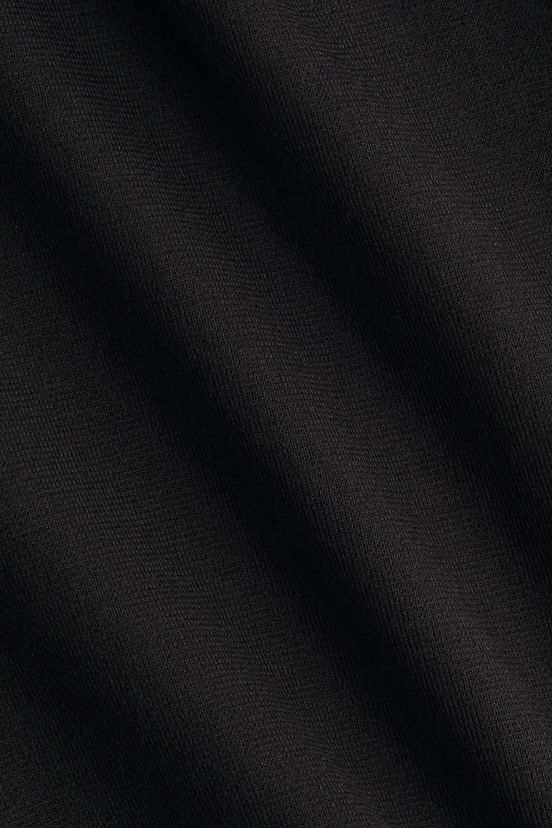 Robe en jersey romanite avec jupe évasée