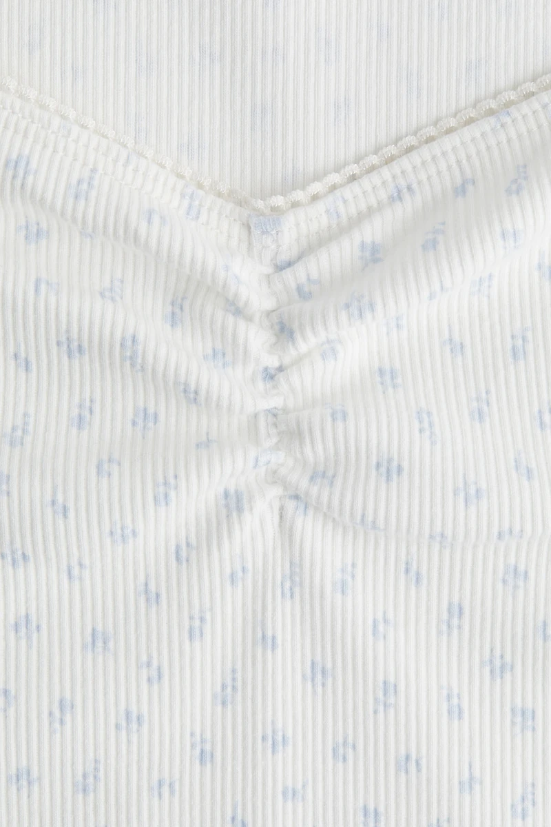 Picot-Trimmed T-Shirt
