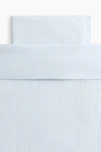 Cotton Percale Crib Duvet Cover Set