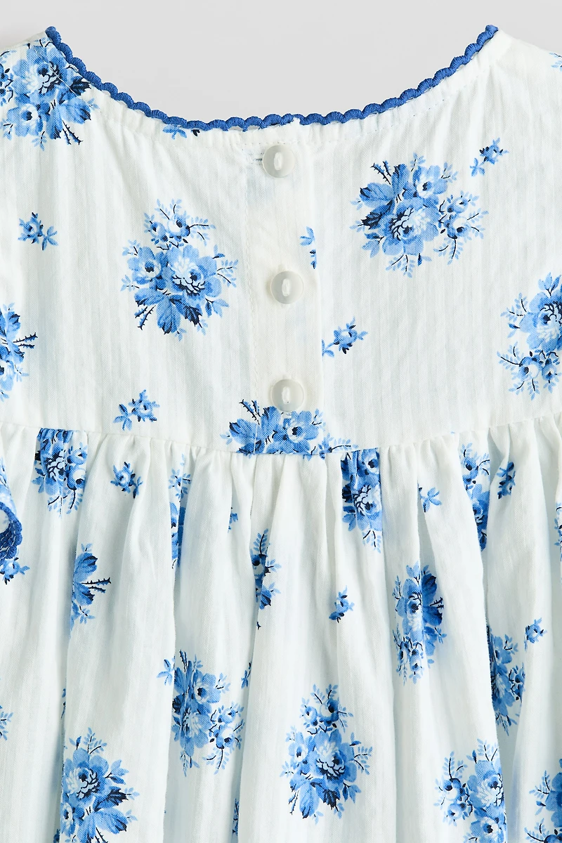 Cotton Seersucker Dress