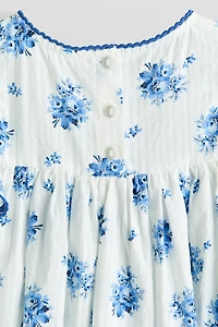 Cotton Seersucker Dress
