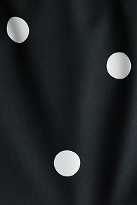 Printed Peplum Dress