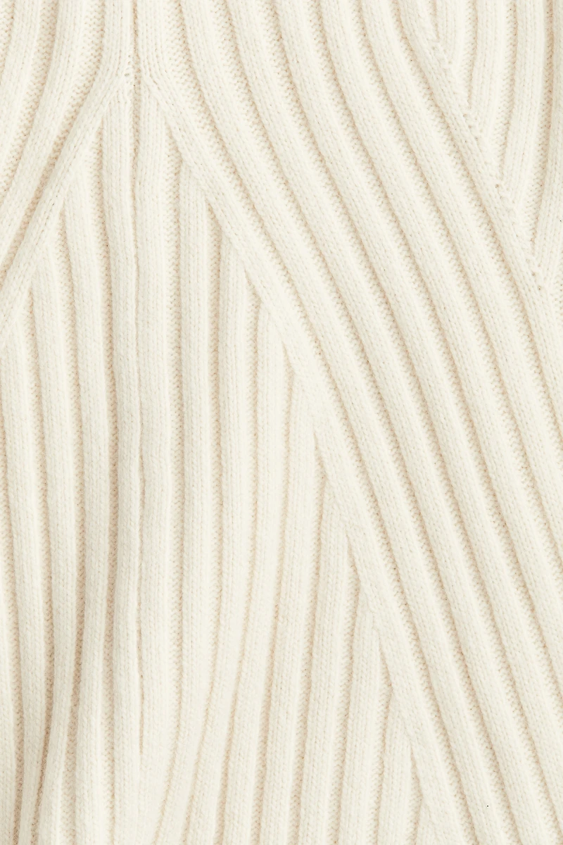 Robe en tricot côtelé