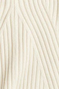 Robe en tricot côtelé