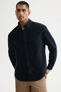 Regular-Fit Corduroy Shirt