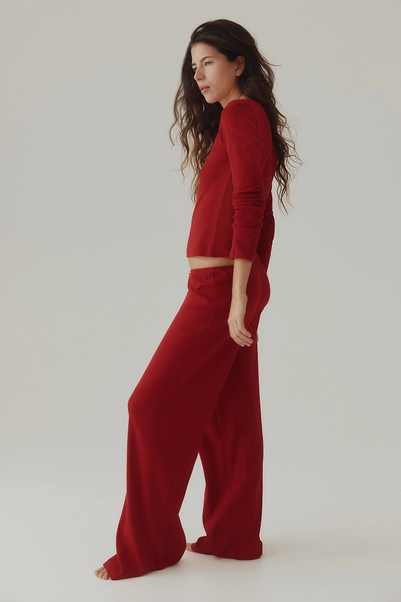 Cotton Pointelle Pajamas