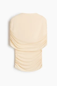 Haut à effet drapé avec détail d'aspect cape