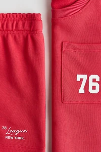 2-Piece Sweatshirt Fabric Set