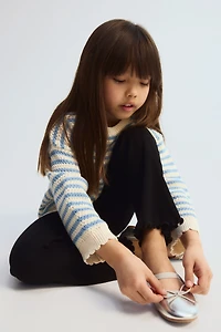 Flared Cotton Leggings