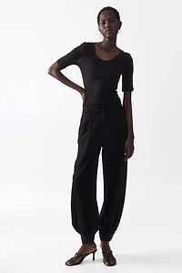 Scoop-Neck Pima Cotton T-Shirt