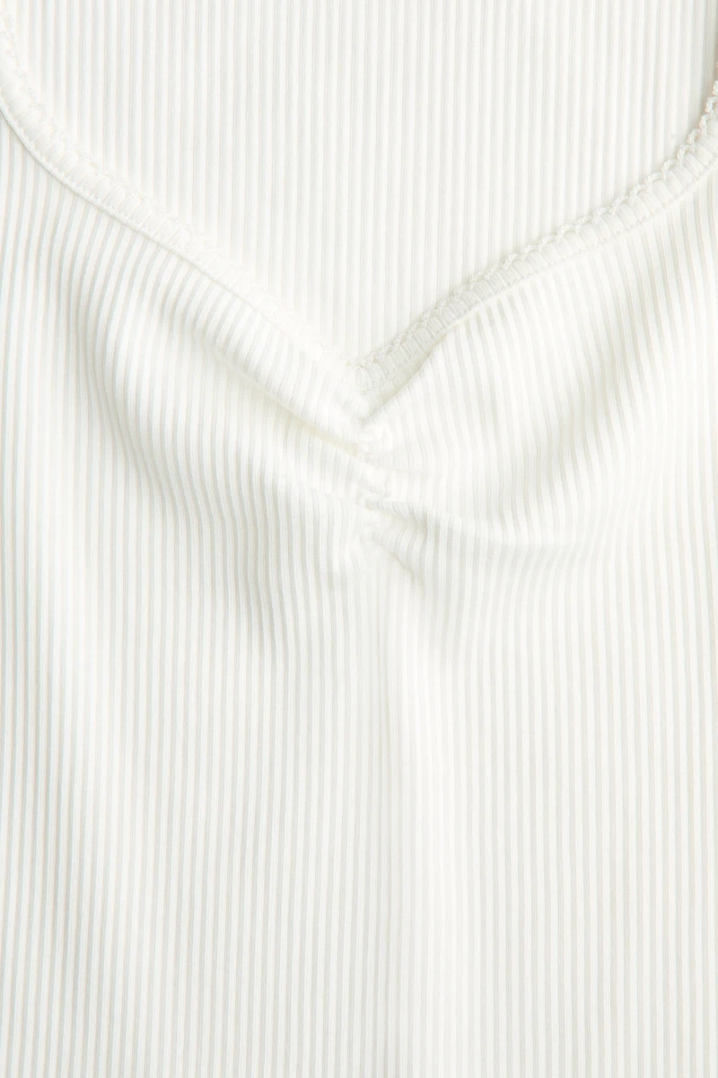 Ribbed Cotton Tank Top