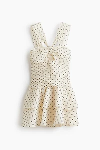 Robe plissée avec jupe évasée