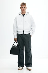 Oversized Fit Hooded Jacket