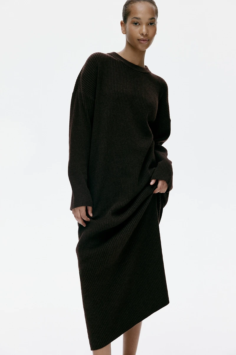 Rib-Knit Dress