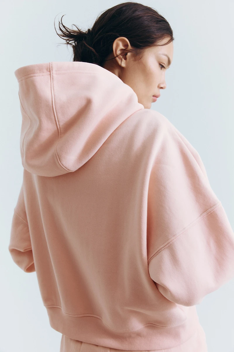 Veste à capuche zippée