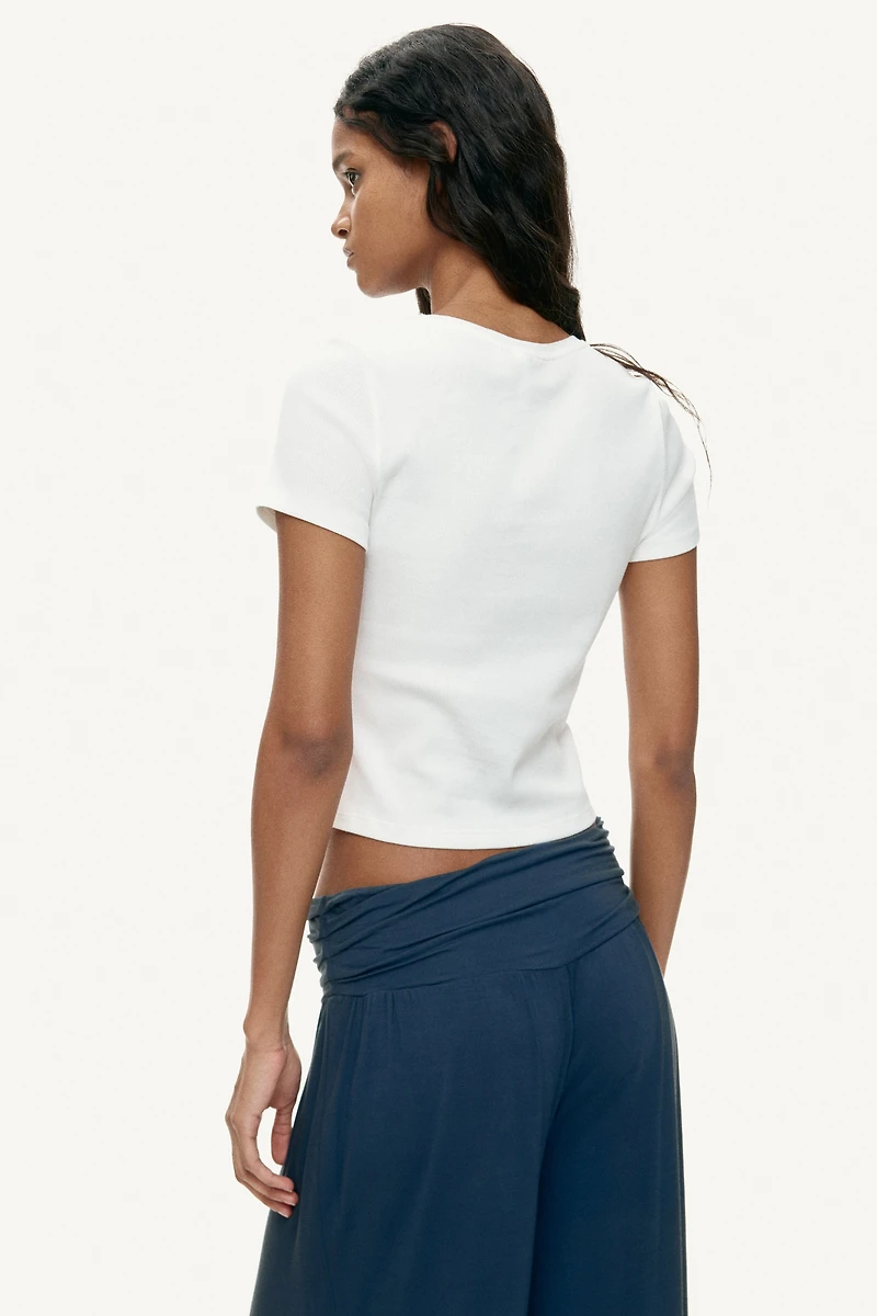 Pantalon en viscose avec jambes ballon