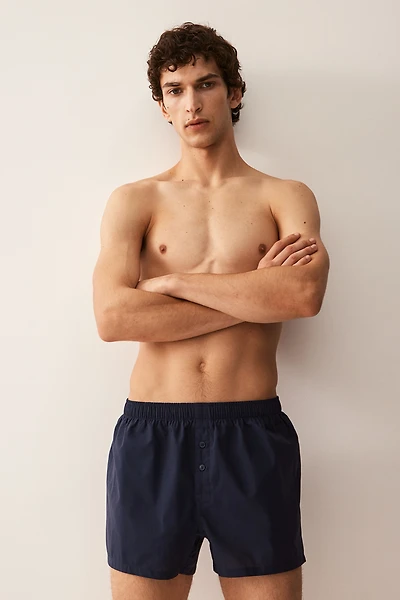 Lot de 5 caleçons en coton tissé