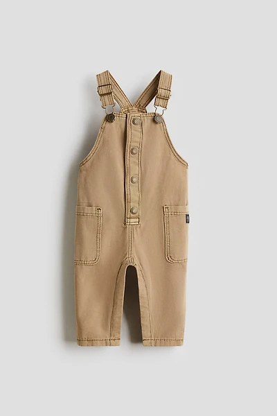 Cotton Canvas Overalls