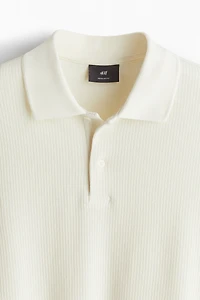 Regular Fit Ribbed Polo Shirt