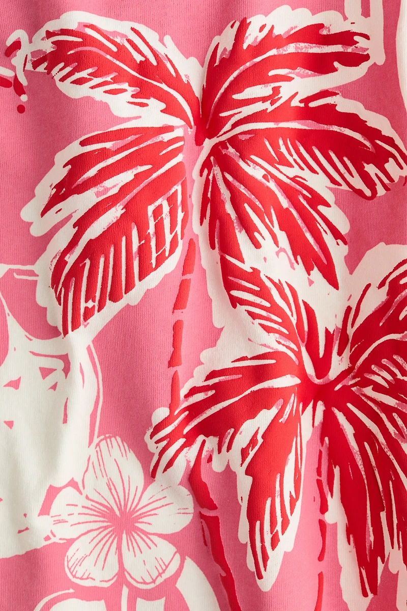 Oversized T-Shirt with Printed Motif
