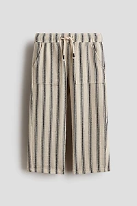 Textured Pull-On Pants