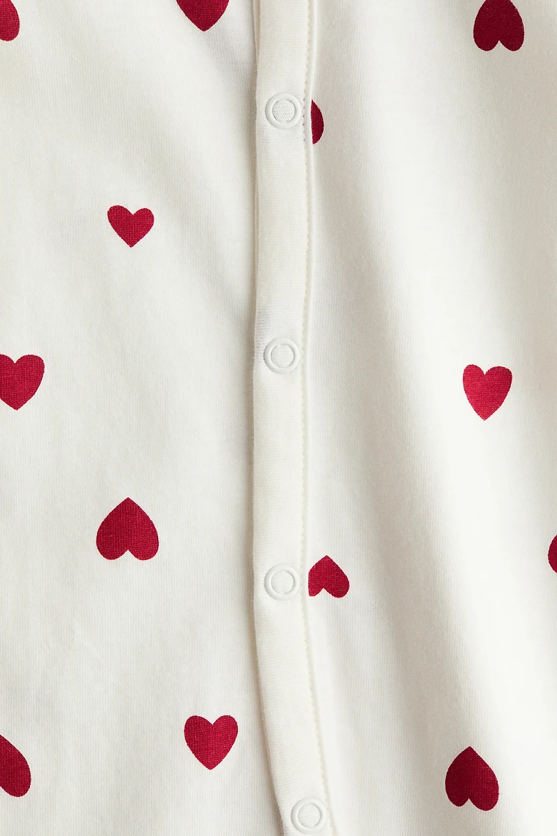 Patterned Pajama Jumpsuit