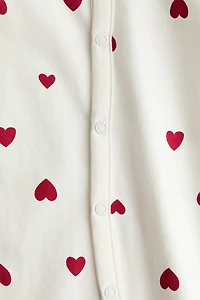 Patterned Pajama Jumpsuit