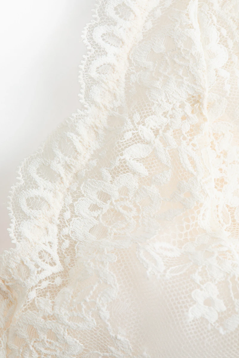 Padded Soft-Cup Lace Bra