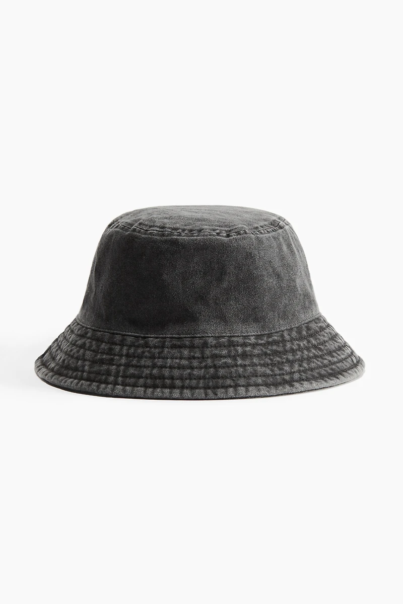 Chapeau en denim de coton