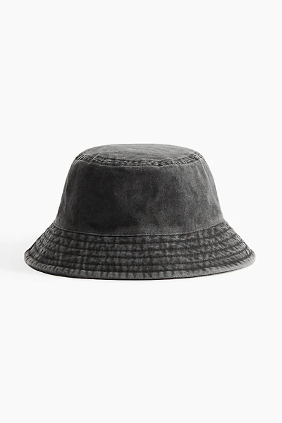 Cotton Denim Bucket Hat