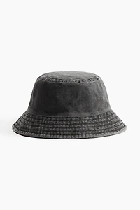 Chapeau en denim de coton