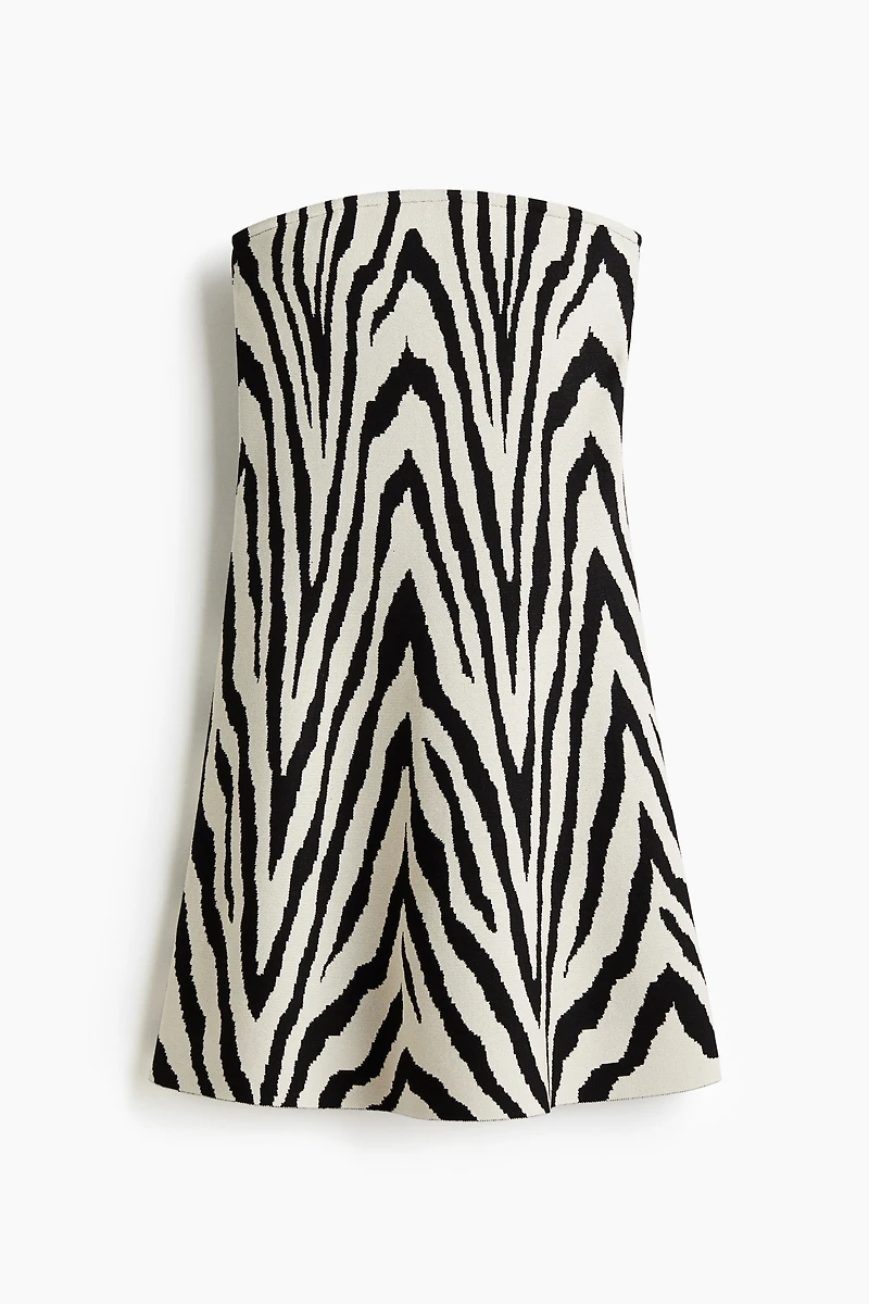 Fine-Knit Bandeau Dress