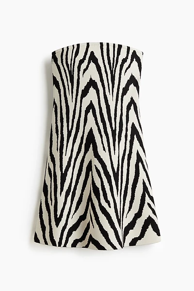 Fine-Knit Bandeau Dress