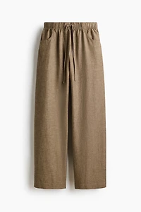 Straight-Leg Drawstring Pants