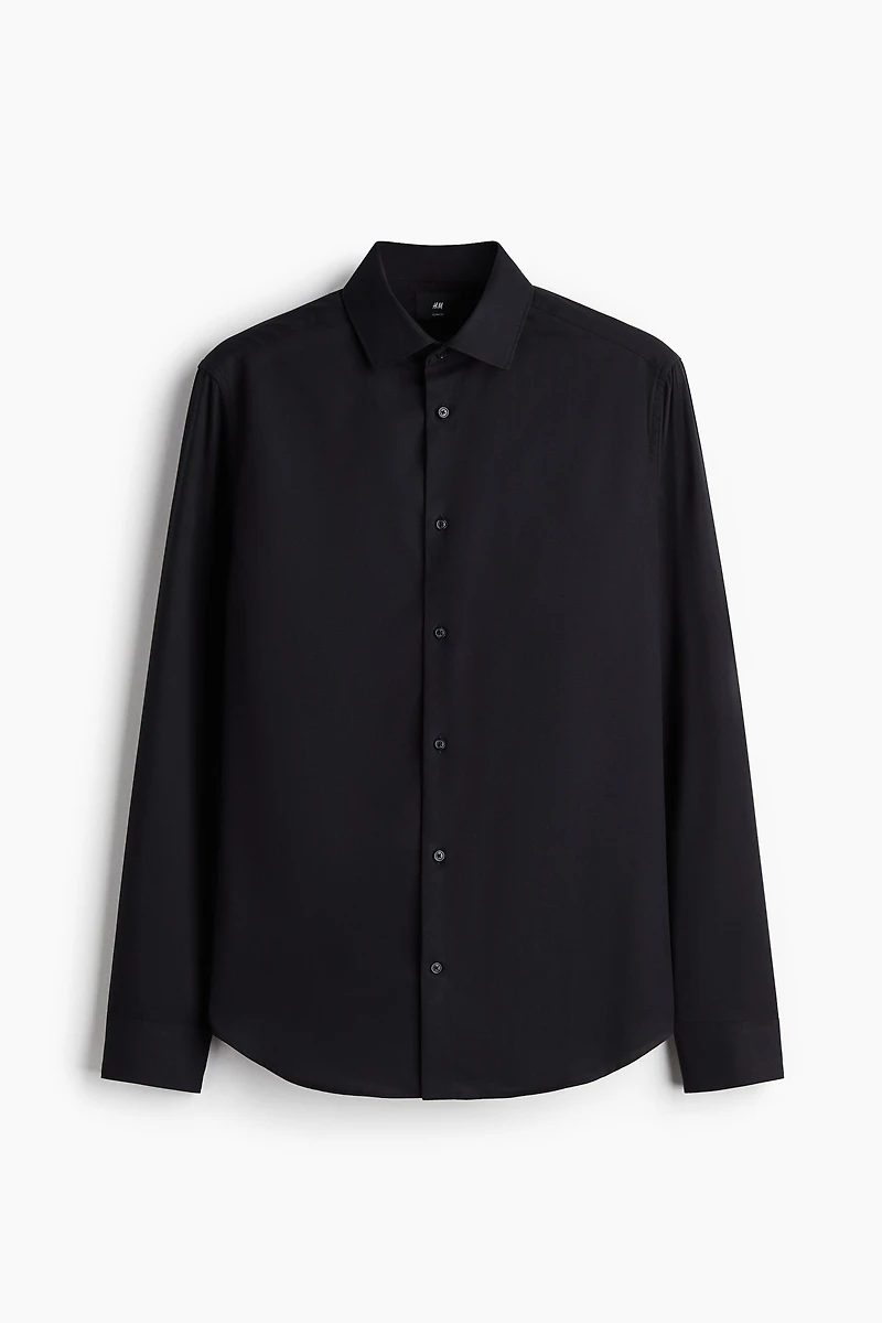 Slim-Fit Cotton Shirt