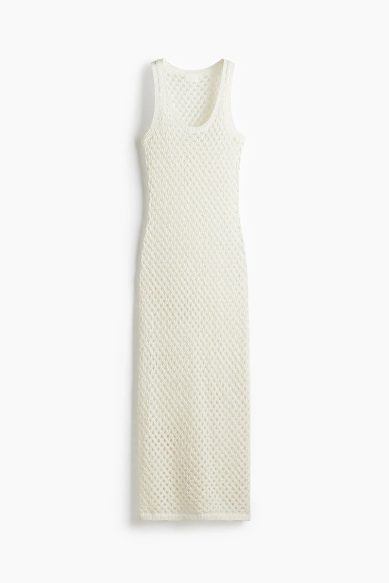 Crochet-Look Dress