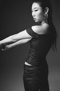 Smocked One-Shoulder Top